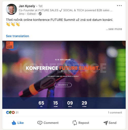 FUTURE SALES | Konference Future Summit post
