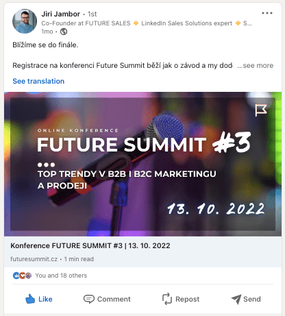 FUTURE SALES | Konference Future Summit post