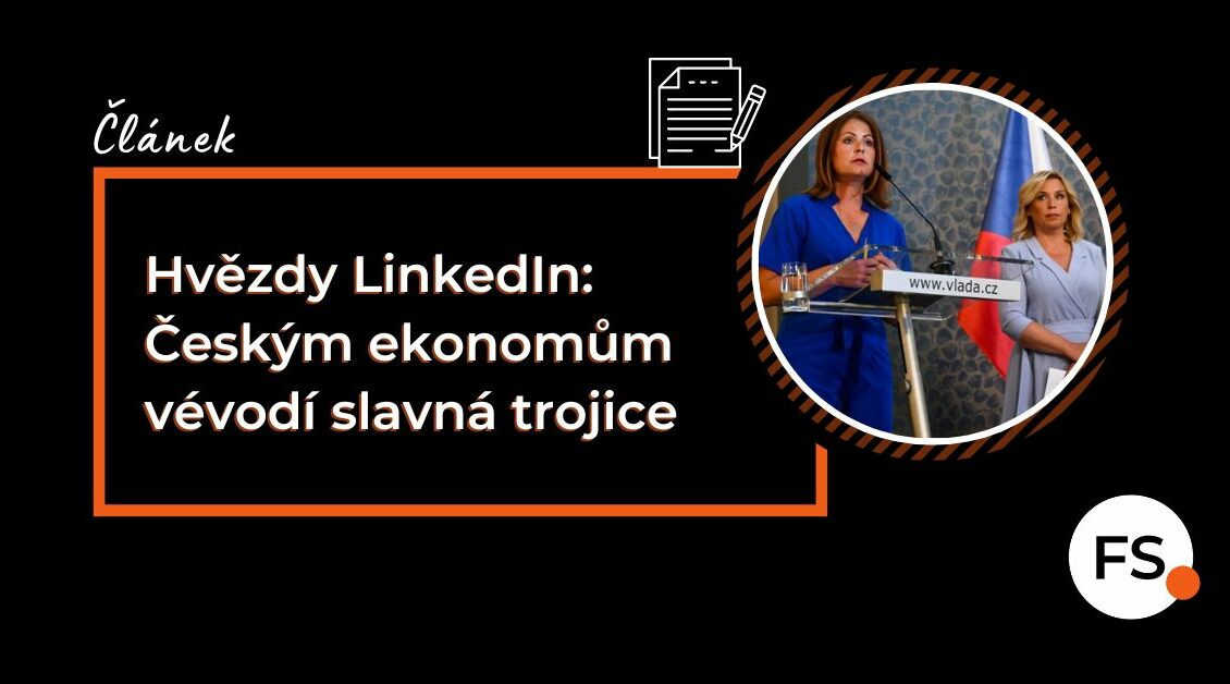 FUTURE SALES | Článek Newstream - Hvězdy LinkedInu: Českým ekonomům vévodí slavná trojice